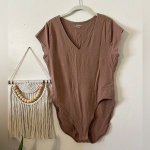 Brown Old Navy bodysuit